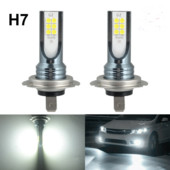2x Kit bec faruri LED H7 Faza mare/în jos 320W 30000LM Super luminoase 6000K Becuri de ceață alb H8 pentru LUMINĂ JOS AUTO H1 H3 H8 H6 H9