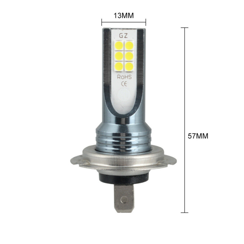 2x Kit bec faruri LED H7 Faza mare/în jos 320W 30000LM Super luminoase 6000K Becuri de ceață alb H8 pentru LUMINĂ JOS AUTO H1 H3 H8 H6 H9