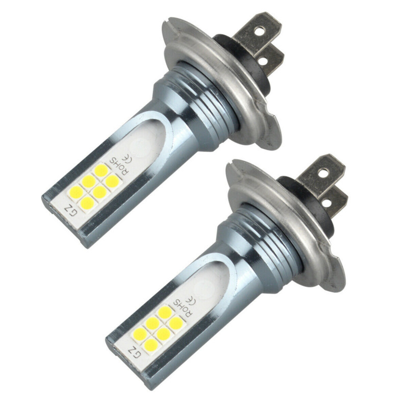 2x Kit bec faruri LED H7 Faza mare/în jos 320W 30000LM Super luminoase 6000K Becuri de ceață alb H8 pentru LUMINĂ JOS AUTO H1 H3 H8 H6 H9