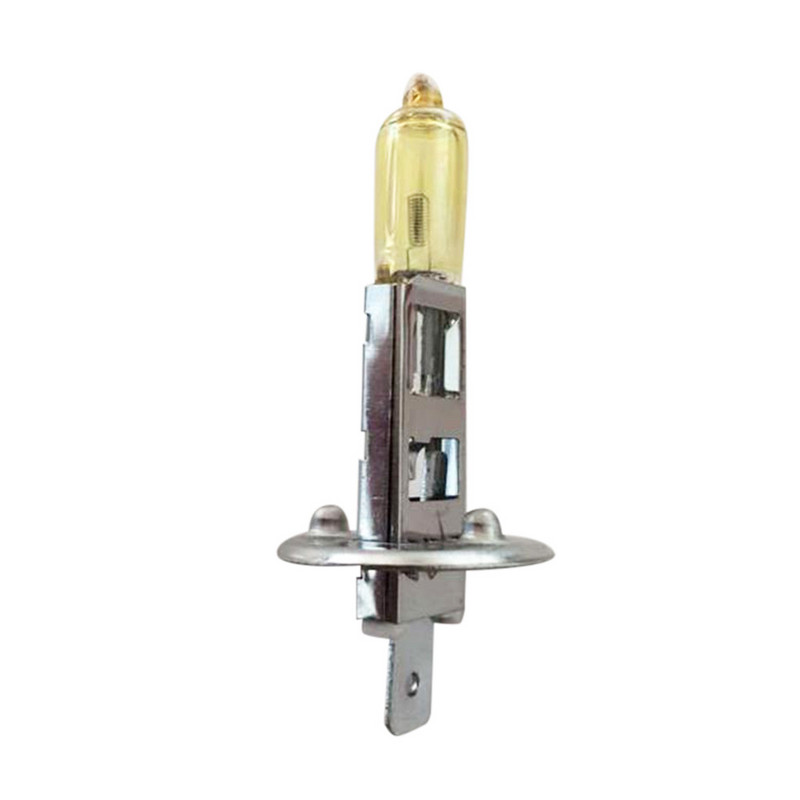 Oferta fierbinte 2 buc 12V Xenon Bright H1 55W 4000K Far cu halogen cu gaz galben Becuri Accesorii auto автомобильные товары