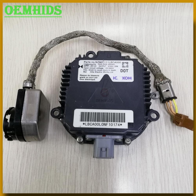 NZMIC111LBCA000 Naudotas Originalus OEMHIDS Xenon HID žiebtuvėlis Priekinių žibintų balasto valdymo modulis D2R D2R skirtas 04-13 IMPREZA WRX STI