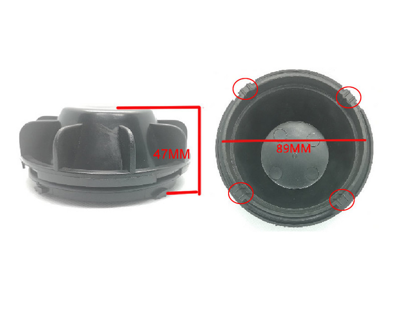 Pentru Kia Niro 2017 Capac de praf pentru bec faruri, impermeabil, rezistent la praf, far lungit, capac de etanșare a carcasei din spate, piese de remontare 89 mm