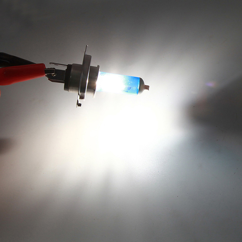 1x Automobilis Halogeninis priekinis žibintas Rūko lemputė H1 H4 H7 H8 H11 Lempos 12V 55W 5000K Labai ryškiai balta motociklo/auto halogeninė lemputė