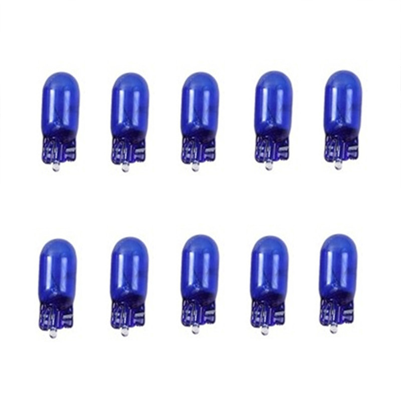 10 buc T10 Lampă cu halogen pentru mașină W5w 168 Wedge 12v 5w Instrument de izolație la temperatură înaltă Lumină pentru citire Lampă de degajare