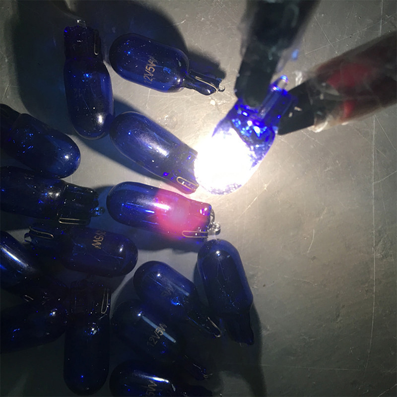 10 buc T10 Lampă cu halogen pentru mașină W5w 168 Wedge 12v 5w Instrument de izolație la temperatură înaltă Lumină pentru citire Lampă de degajare