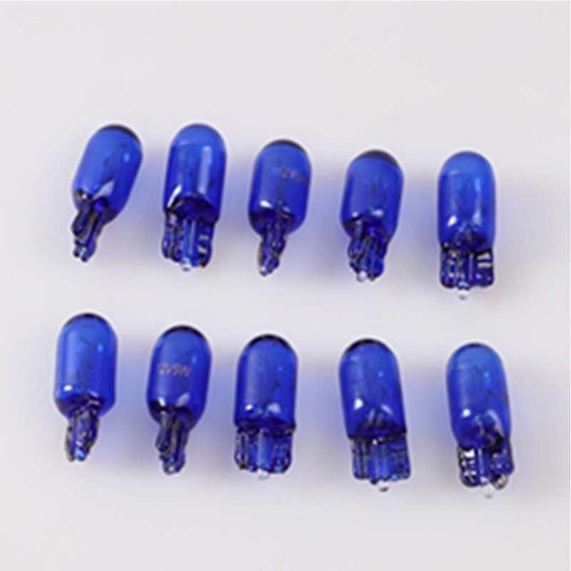 10 buc T10 Lampă cu halogen pentru mașină W5w 168 Wedge 12v 5w Instrument de izolație la temperatură înaltă Lumină pentru citire Lampă de degajare