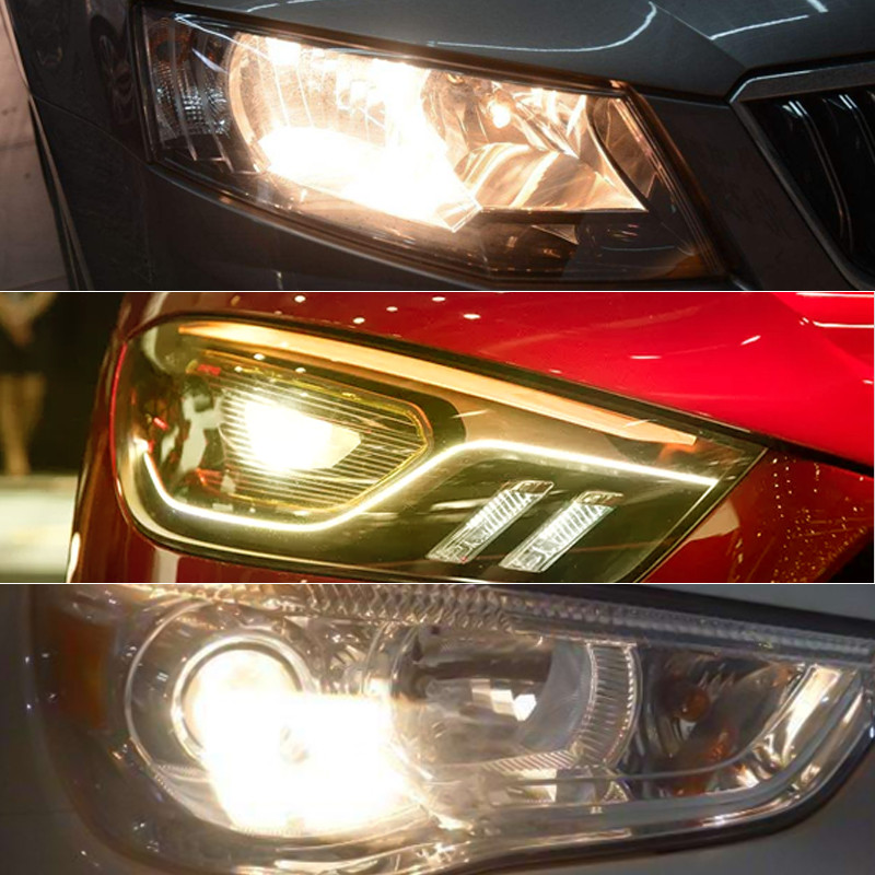 FISHBERG 9006 Super Bright halogén izzók H1 H3 H4 H7 H11 9005 HB3 HB4 65W 12V 4300K autó fényszóró ködlámpák menetlámpa fehér