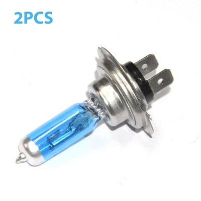 2 τμχ Λάμπα αλογόνου H7 Ultra White Light Headlight Car Headlight Bulb 12V 55W