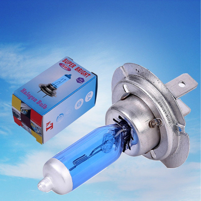 1 DB H7 PX26d 12V 100W 6000K halogén Xenon H7 szuperfehér halogén autós fényforrás izzók fényszórók automatikus lámpa parkoló autók