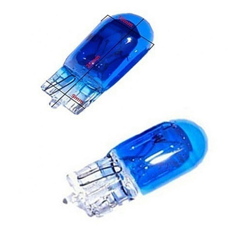 10 buc T10 W5W 194 alb rece 12V 5W autovehicul bec cu halogen cu xenon