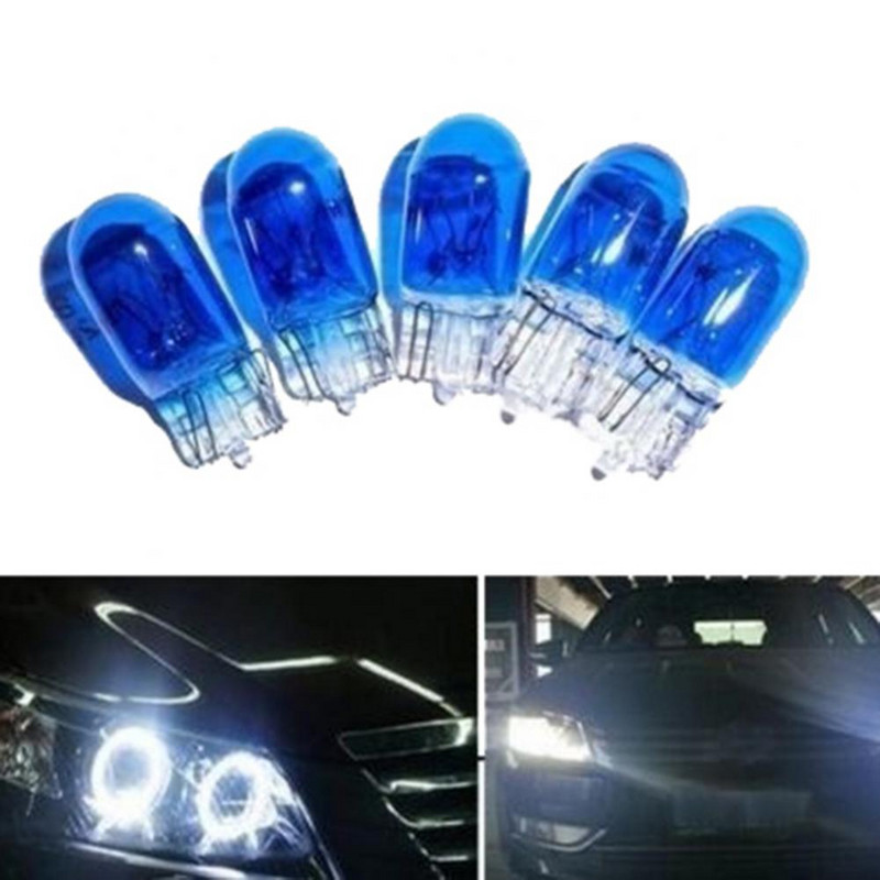 10 buc T10 W5W 194 alb rece 12V 5W autovehicul bec cu halogen cu xenon