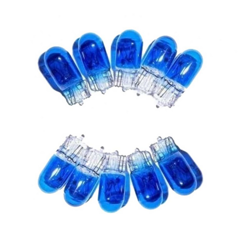 10 buc T10 W5W 194 alb rece 12V 5W autovehicul bec cu halogen cu xenon