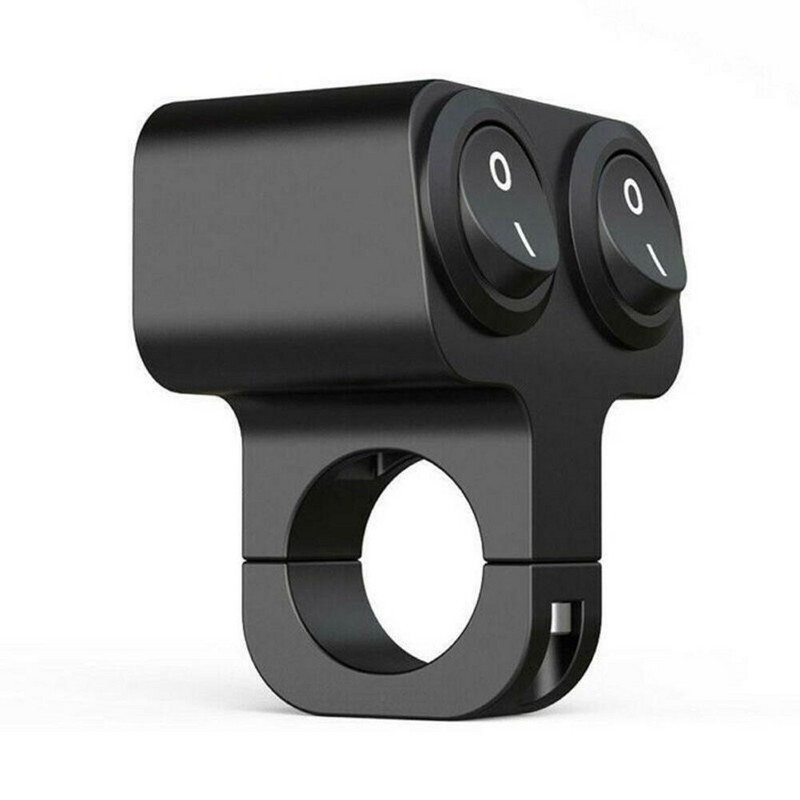 Motocicletă ATV Ghidon pentru bicicletă Far Lampă de ceață Claxon Butoane duble Comutator Multifuncțional 3 fire Combinație Piese modificate