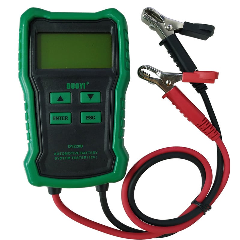 Tester profesional de baterii de sarcină pentru automobile 12V 100-2000 CCA Analizor digital Instrument de testare a celulelor proaste pentru mașină/barcă/motocicletă