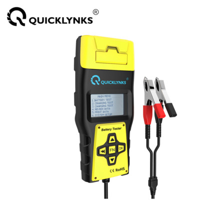 QUICKLYNKS BA1000 BA2000 12V/24V тестер за автомобилни акумулатори с принтер Quick Test Cranking Charging Test Battery Analyzer Test Tools