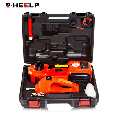 E-HEELP Electric Car Jack Kit 5Ton 12V Hydraulic Car Jack With Inflatable Pump Electric Wrench Lifting Machine Air Pump
