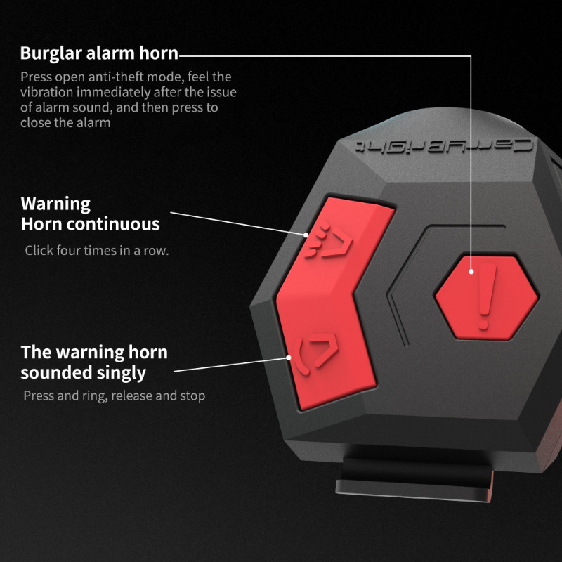Claxon electronic pentru biciclete Clopoțel reîncărcabil pentru bicicletă, antifurt, 120 db, claxon puternic, impermeabil, scuter de ciclism, inel de alarmă de avertizare