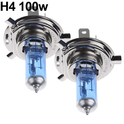 2 buc H1/H4/H7 55W/100W far cu halogen cu xenon, lămpi albe DC 12V 5000K, becuri pentru mașină, accesorii pentru piese de interior auto
