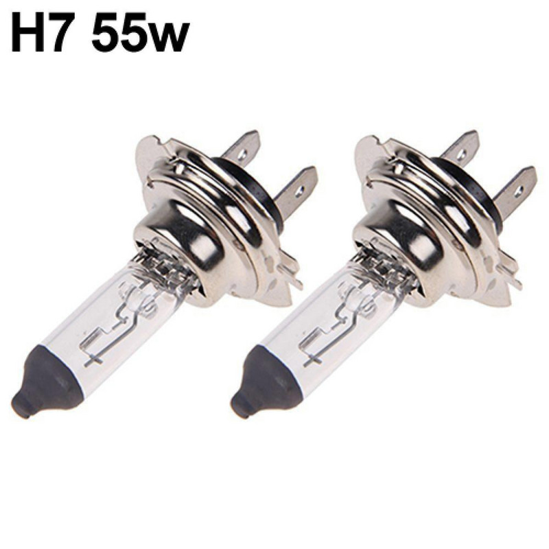 2 buc H1/H4/H7 55W/100W far cu halogen cu xenon, lămpi albe DC 12V 5000K, becuri pentru mașină, accesorii pentru piese de interior auto
