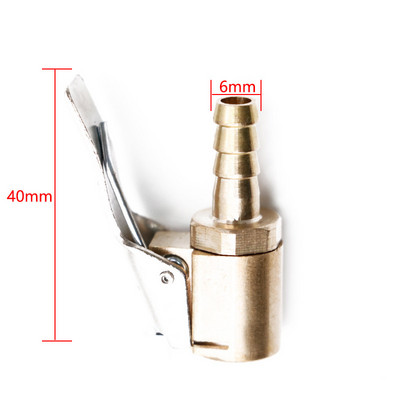 1PC automašīnas riepas gaisa patronas piepūšanas sūkņa vārsta savienotājs, piespraužams adapteris, automašīnas misiņš 8 mm riepas riteņa vārsts piepūšamo sūkņu instrumentiem