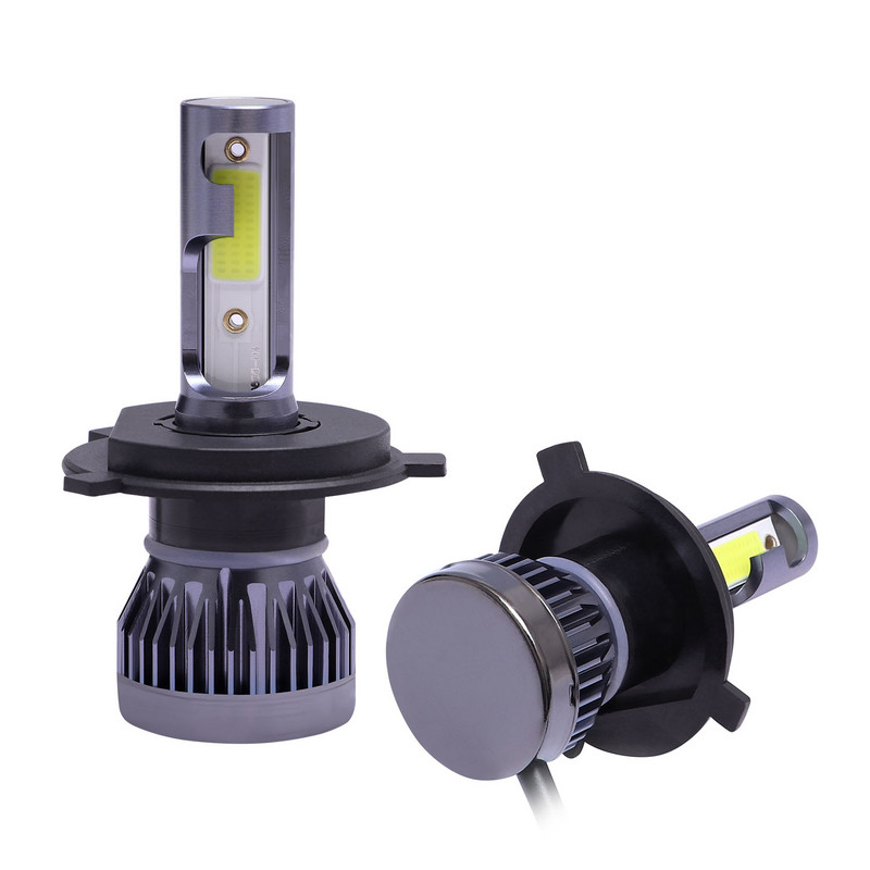 2vnt Super Mini Size LED automobilio žibintai H1 H11 H7 9005/HB3 automatinis žibintas automobilio priekinių žibintų lemputės, skirtos automobiliui 80W 12000LM 6000K 3000K