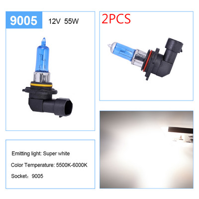 2 buc 9005 65 W bec cu halogen 12 V Accesorii masina Faruri super alba 6000k faruri Lampa alb 4300k Car Styling