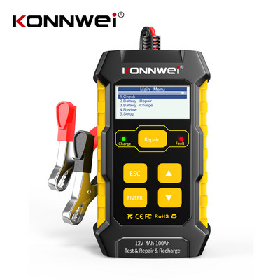 KONNWEI KW510 12V автомобилна батерия Bettery Chargers Pulse Repair Charger Wet Dry Lead Acid Car Battery Repair Tools