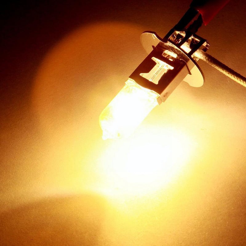 2BUC H3 Lampă cu halogen Galben 12V 55W 3000K Cuarț Xenon Bec Luminos Ceață Sticlă Accesorii Auto Auto