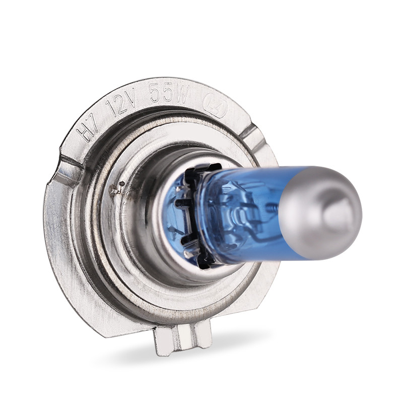 2vnt 12 V H7 55W didelės galios H7 halogeninė lemputė 6000k itin ryškiai balta automobilio priekinių žibintų lempa rūko žibintai automobilio šviesos šaltinis automobilio stilius