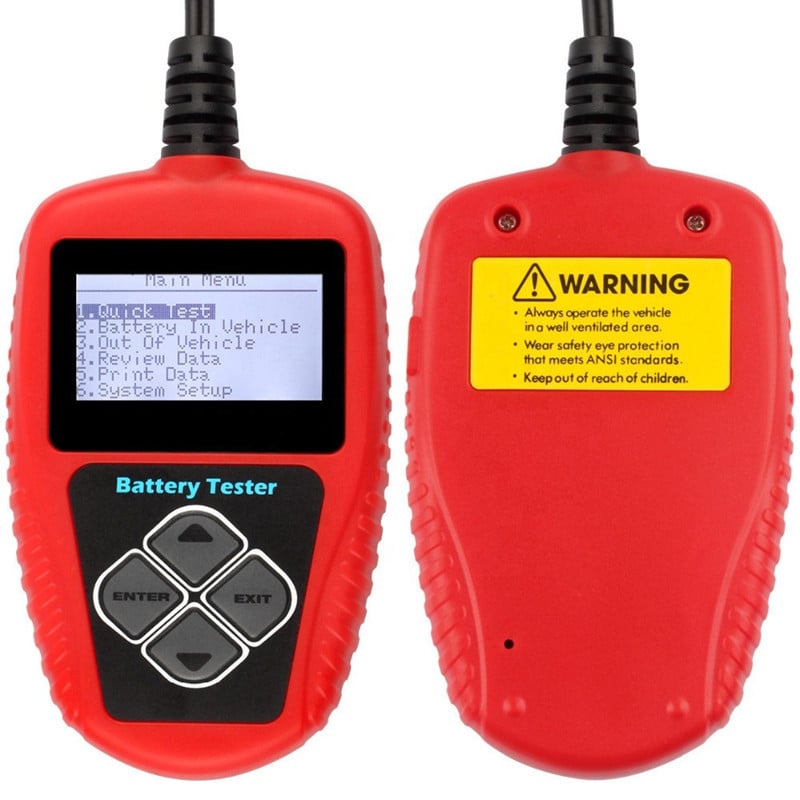 QUICKLYNKS BA101 autóakkumulátor teszter 12V 100-2000CCA akkumulátorrendszer észlelése automatikus töltés akkumulátor analizátor autó akkumulátor-eszköz PK KW208