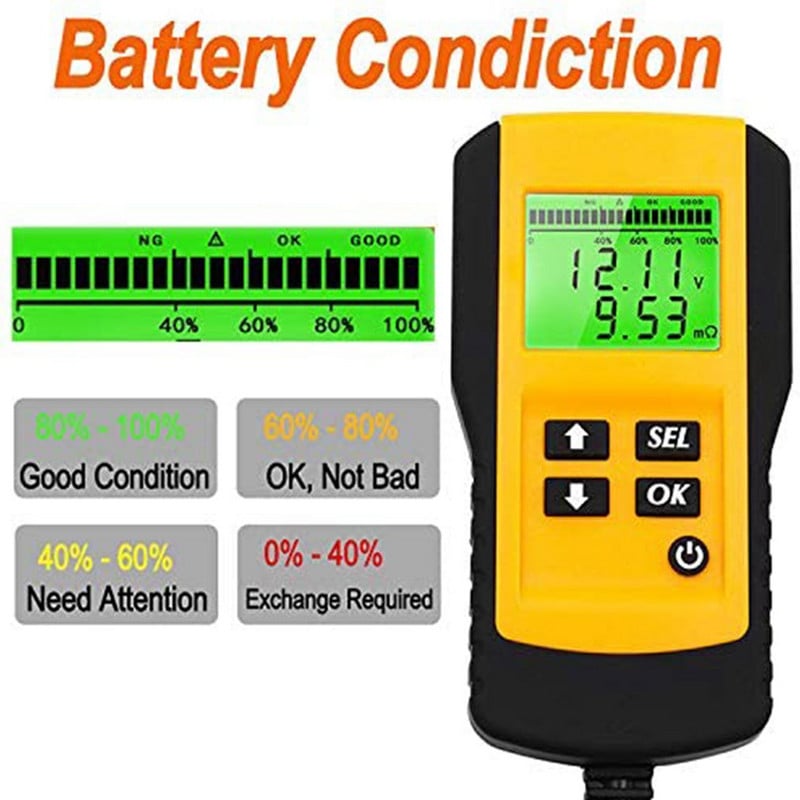 Tester baterie auto Rezistență internă Durată de viață Capacitate curent baterie Instrument de testare Instrument de scanare Ae300