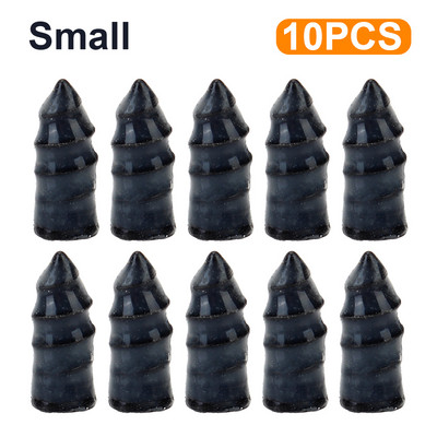 LEEPEE Perbaikan Ban Vakum Perbaikan Ban Kuku Paku Karet Tanpa Tabung 10 Buah untuk Mobil Truk Motor Sepeda Skuter