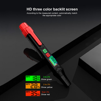 Тестер за спирачна течност Автоматична писалка за тестване на течности LED дисплей за DOT3/DOT4 Електронна писалка Точен тест за качество на маслото Автомобилни аксесоари