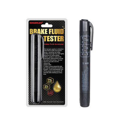 Testare automată a lichidului de frână Tester stilou pentru DOT3/DOT4 Testare precisă a uleiului de frână Verificare a calității Accesorii auto auto