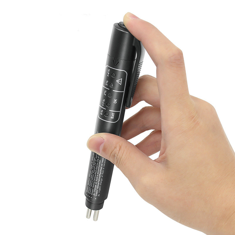 Testare automată a lichidului de frână Tester stilou pentru DOT3/DOT4 Testare precisă a uleiului de frână Verificare a calității Accesorii auto auto