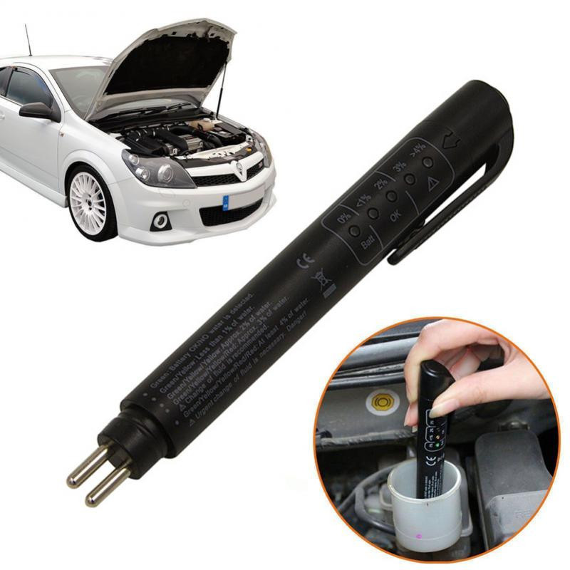 1 τμχ Brake Fluid Testerpen 5 LED Indicator Electronic Auto Liquid Fluid Oil Testing ForDOT 3 DOT4 DOT5 Brake Fluid Car Supplies