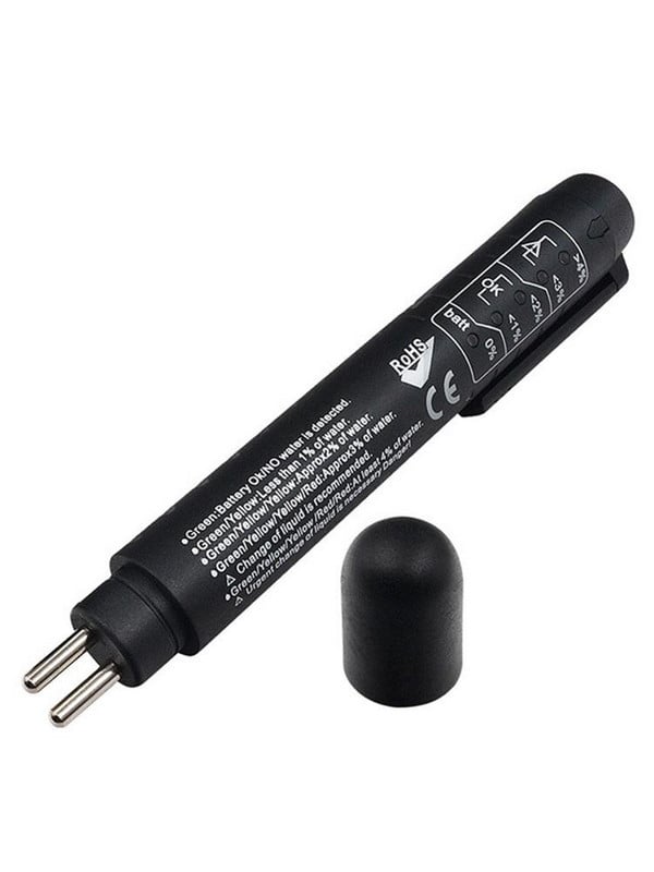 Tester lichid de frână pentru ulei de frână Tester pentru lichid de frână pentru mașină Verificare lichid de frână Afișaj LED Testare umiditate Accesorii auto