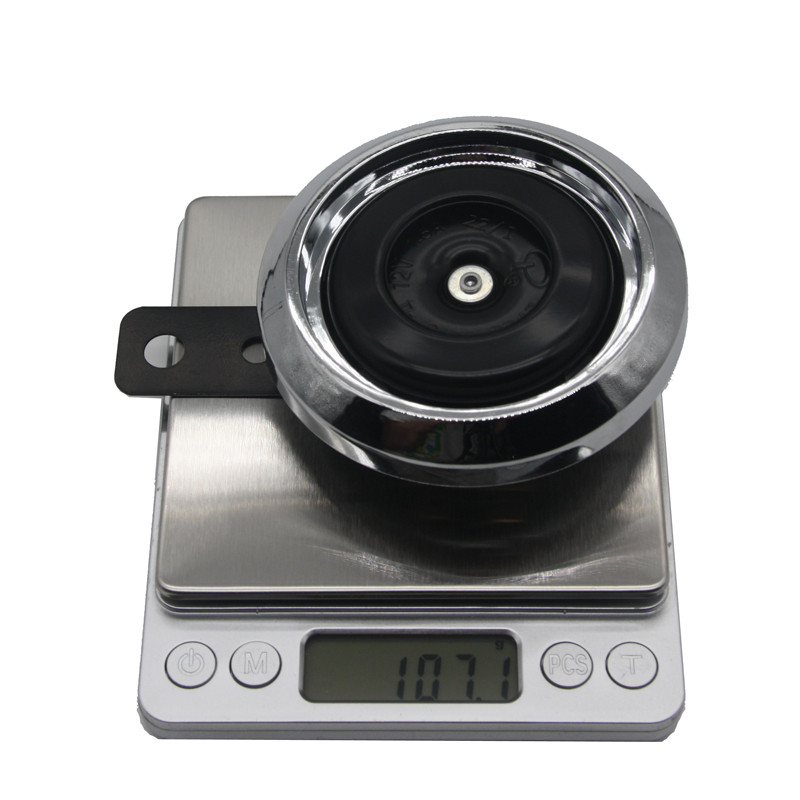 Κόρνα μοτοσικλέτας σειράς LVEE CB125 12v Αδιάβροχη ηλεκτρική κόρνα Universal 12V 105db Μοτοσικλέτα σκούτερ Μοτοσικλέτας Δυνατός ήχος ασημί