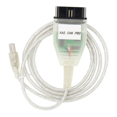 VAG CAN PRO VCP 5.5.1 FTDI VAG OBD 2 OBD2 Instrument de diagnosticare automată Interfață COM VCDS ATMEGA162 Cablu K-line Can Bus pentru VW/AUDI