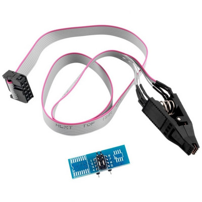 UPA USB V1.3 Xprog ECU lustų derinimo programuotojas Eeprom plokštės adapteris su SOP8 SOIC8 spaustuku 24CXX ir 25 / 95XXX 93CXX 35080 lustams