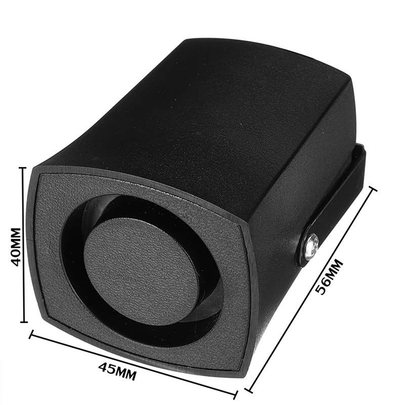 2019 Нов 6 тона, автоматично регулирана автомобилна полицейска пожарна аларма, зумер, клаксон 12-24V, предупредителен силен звук, сирена за камион, лодка