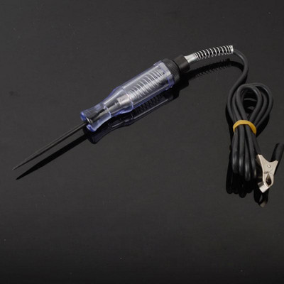 Tester de circuit de tensiune pentru autoturisme pentru autoturisme Test de autoturism Voltmet cu sondă lungă Bec pentru pix Întreținere auto 6V-24V DC