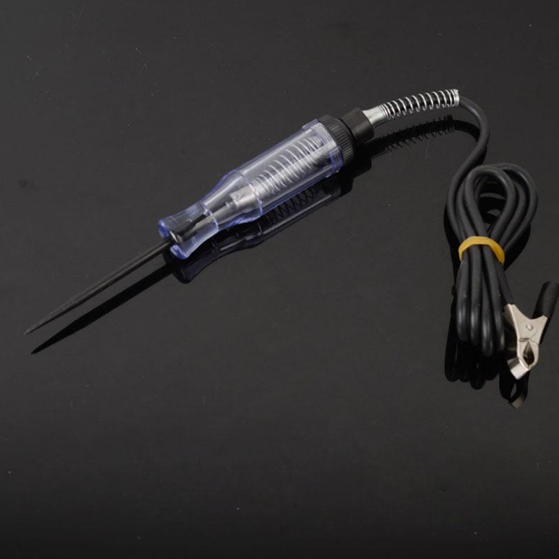 Tester de circuit de tensiune pentru autoturisme pentru autoturisme Test de autoturism Voltmet cu sondă lungă Bec pentru pix Întreținere auto 6V-24V DC