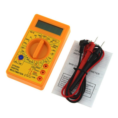 DT-830D Mini multimetru digital de buzunar 1999 numără AC/DC Volt Amp Ohm Diodă hFE Tester de continuitate Ampermetru Voltmetru Ohmmetru