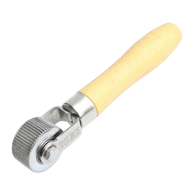 Roller Auto Patch Roller pentru repararea roților de motocicletă cu mâner din lemn Kit de reparare a anvelopelor auto Instrument de reparare a anvelopelor pentru accesorii auto