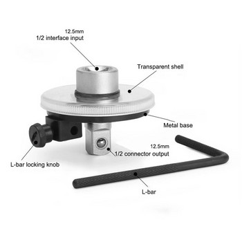 Ρυθμιζόμενος μετρητής γωνίας ροπής με καθαρή ζυγαριά φορητό κλειδί χειρός μεταλλικού εργαλείου αυτοκινήτου επισκευή Measuring Gadget