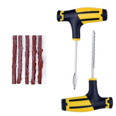 Kit de instrumente pentru repararea anvelopelor de mașină cu benzi de cauciuc Instrument de reparare a anvelopelor de mașină cu vid pentru motocicletă Vehicul electric pentru repararea specială a anvelopelor