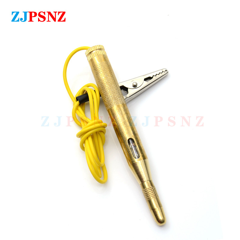 DC6V-24V Tester de tensiune pentru circuitul motocicletei pentru mașină, siguranțe și prize de lumină Test Pen Cablu și clemă Tester pentru circuite Stilo de testare