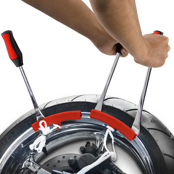 Мотоциклет Велосипедна гума за смяна на прът Комплект гуми Резервен инструмент за поддръжка на прът Лъжица Професионален инструмент за поддръжка на гуми