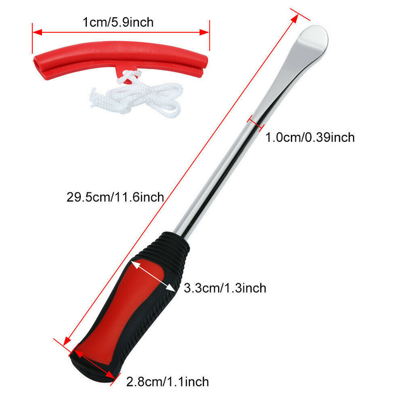 Motocicletă Bicicletă Tijă de înlocuire a anvelopei Kit de anvelope Instrument de întreținere a tijei de schimb Linguriță Instrument profesional de întreținere a anvelopei